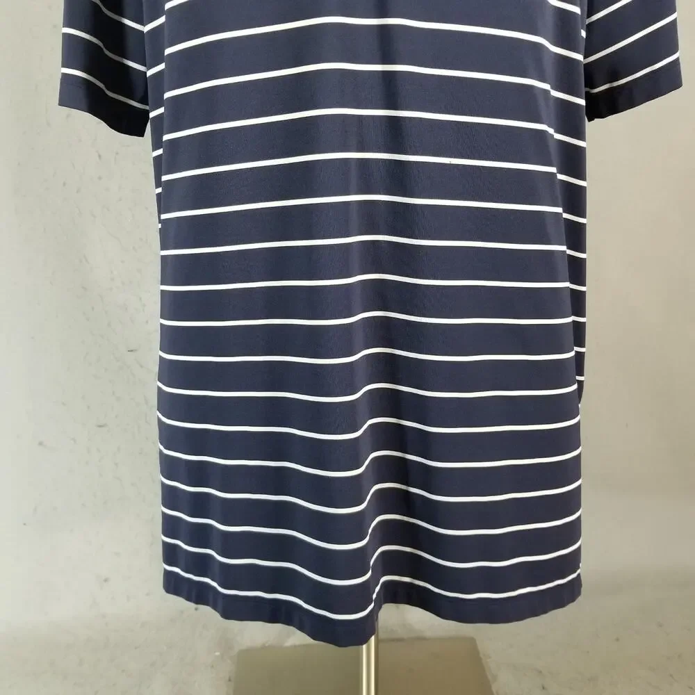RLX Ralph Lauren Golf Polo Shirt Mens XL Blue US Open Dri Fit Stretch‎